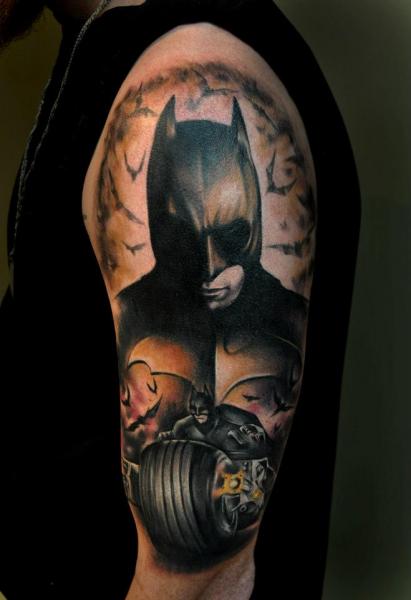 Batman Sleeve Tattoo Designs