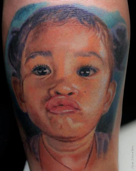 Realistic Children Tattoo by Ryan Bernardino - tattoo-realistic-children