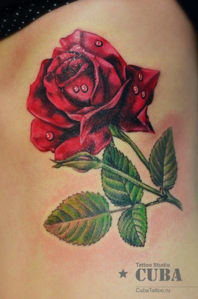tattoo-sid​e-realisti​c-rose