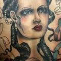 Totenkopf Frauen Rücken tattoo von <b>Rose Hardy</b> Tattoo - tattoo-back-woman-skull_thumb
