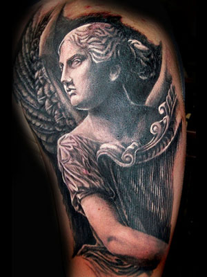 tatuaje de ángel