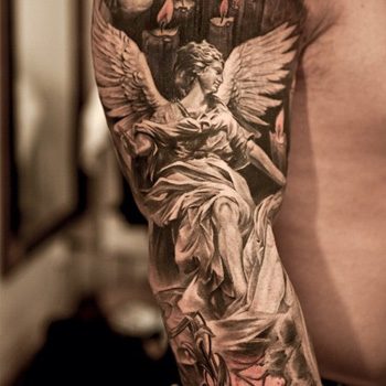 tatuaje de ángel