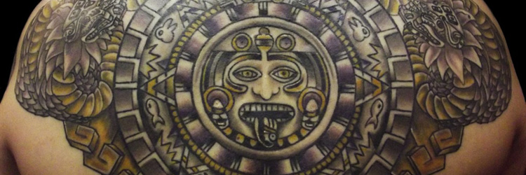 tatuaggio maya azteco