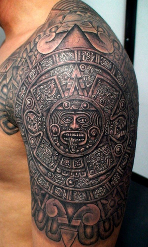 tatouages aztèques