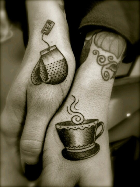 Couple tattoo: tea