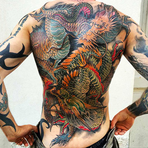 dragon tattoo colors