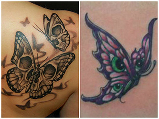 Bedeutet schmetterling tattoo was Schmetterling Tattoo