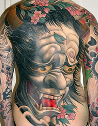 tatuagem do demônio japonês