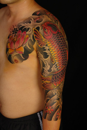 tatuagem Koi