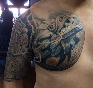 tatouage quetzalcoatl