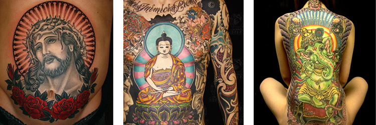 Religiöse Tattoos