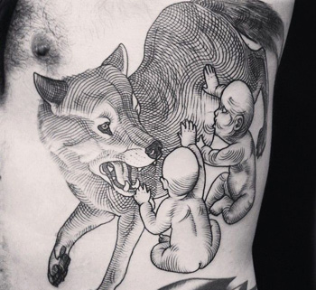 Tatuajes de lobo, simbolismo y significado