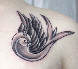 sparrow old school tattoo