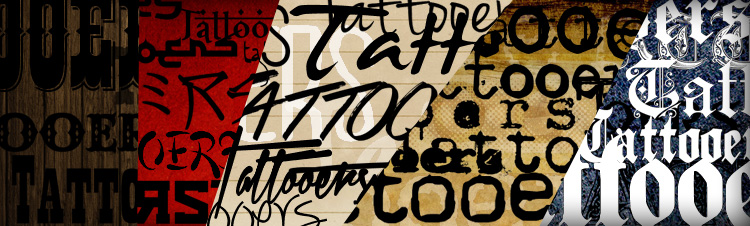 Tattoo Schriftart Beschriftung