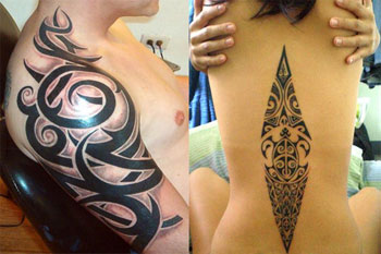 Moderne Tribal Tattoos