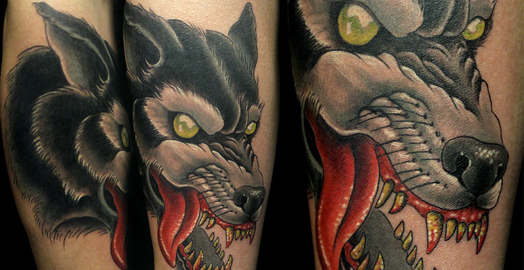 Tatuagem de Lobo