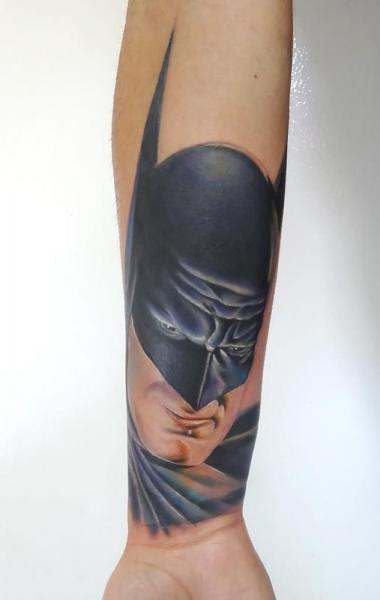 Arm Fantasy Batman Tattoo by Tattoo Shimizu