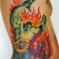 Fantasy Side Superheroes tattoo by Tattoo Shimizu