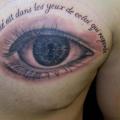 Eye Breast tattoo by Diamond Jacks