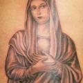 tatuaje Lado Religioso Virgen por Diamond Jacks