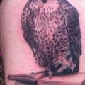 Arm Adler Buch tattoo von Dragstrip Tattoos
