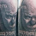 Arm Fantasie Clown tattoo von Dragstrip Tattoos