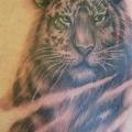 tatuaje Hombro Realista Tigre por Eclipse Tattoo