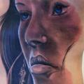 tatuaje Realista Lado Mujer por Eclipse Tattoo