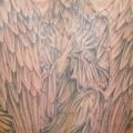 Back Angel tattoo by Etched In Ikk