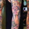tatuaje Brazo Fantasy por Extreme Needle