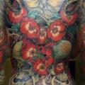 Flower Back tattoo by Extreme Needle