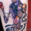 tatuaje Brazo Fantasy Robot por Adrenaline Vancity