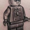 Lego Hat tattoo by Adrenaline Vancity