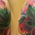 Schulter Realistische Apfel tattoo von Adrenaline Vancity