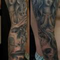 tatuaje Brazo Religioso por Hammersmith Tattoo