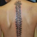 Rücken Skeleton tattoo von Hammersmith Tattoo