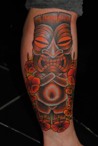 Armpit Maya Tattoo by Hell To Pay Tattoo