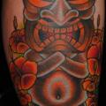 Armpit Maya tattoo by Hell To Pay Tattoo