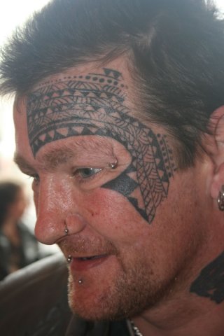 Face Maori Tattoo by Wrexham Ink