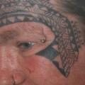 tatuaż Twarz Maoryski przez Wrexham Ink
