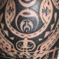 Shoulder Maori tattoo by Wrexham Ink