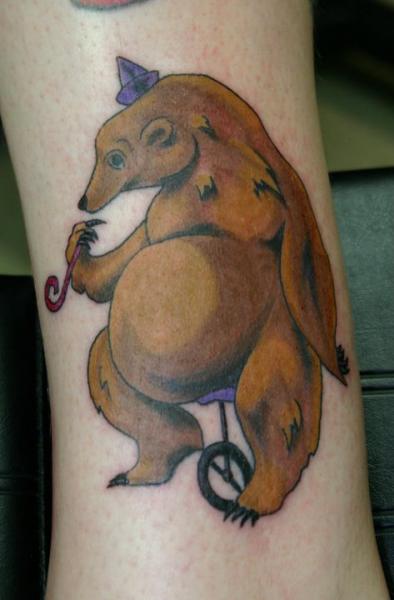 Tatuagem Fantasia Urso por 46 and 2 Tattoo