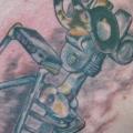 Fantasy Robot tattoo by 46 and 2 Tattoo