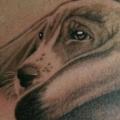 Realistische Hund tattoo von 46 and 2 Tattoo