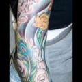 Arm Leuchtturm Japanische Buddha tattoo von Anchors Tattoo