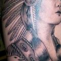 Shoulder Realistic Indian tattoo by Anchors Tattoo