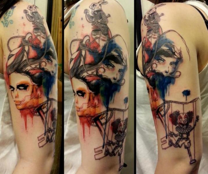 Arm Fantasy Women Tattoo by Orient Soul