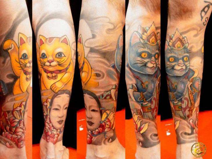 Tatuaje Brazo Japoneses por Orient Soul