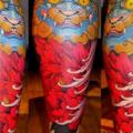Leg tattoo by Orient Soul