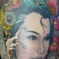 tatuaje Hombro Japoneses Geisha por Orient Soul